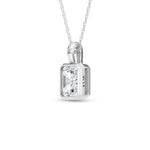14K White Gold Lab Grown Diamond 1/2 Ct.Tw.Fashion Pendant  Picasso Gold & Diamond Jewelry