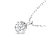 14K White Gold Lab Grown Diamond 1/2 Ct.Tw.Fashion Pendant  Picasso Gold & Diamond Jewelry