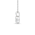 14K White Gold Lab Grown Diamond 1/2 Ct.Tw.Fashion Pendant  Picasso Gold & Diamond Jewelry