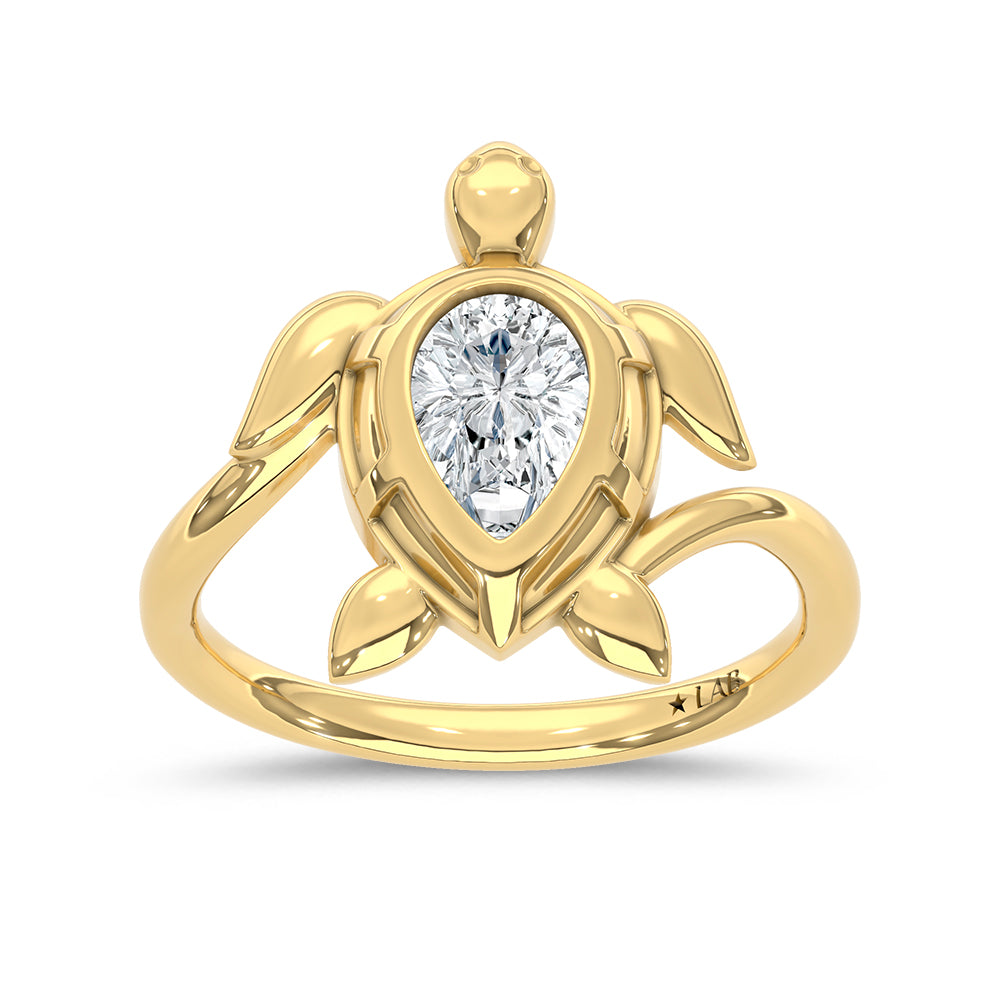 14K Yellow Gold Lab Grown Diamond 3/4 ct. tw. Fashion Ring | Picasso Gold & Diamond
