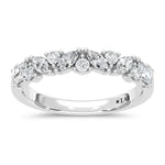 14K White Gold Lab Grown Diamond 5/8 ct. tw. Fashion Band | Picasso Gold & Diamond