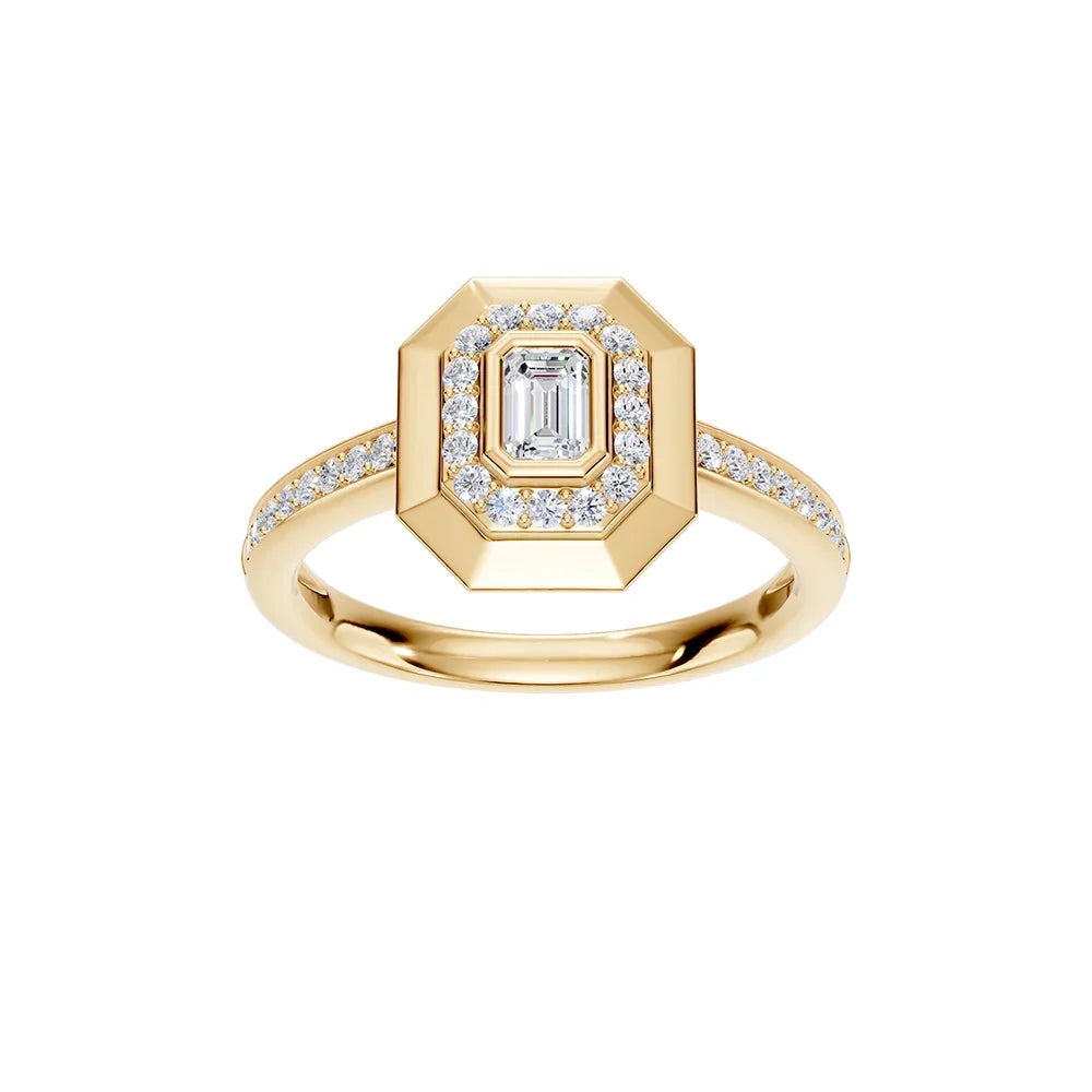 14K Yellow Gold 1/2 ct. tw. Lab Grown Diamond Fashion Ring | Picasso Gold & Diamond