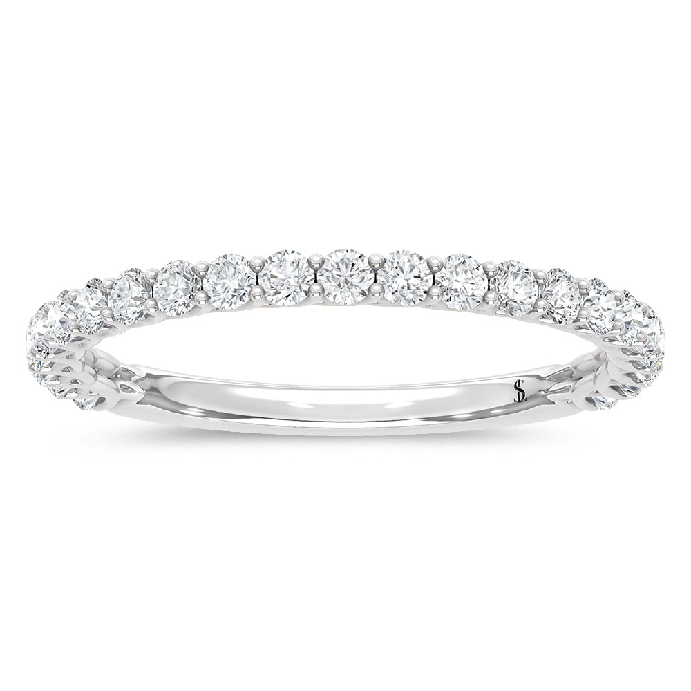 14K White Gold Lab Grown Diamond 1/2 ct. tw. Anniversary Band | Picasso Gold & Diamond