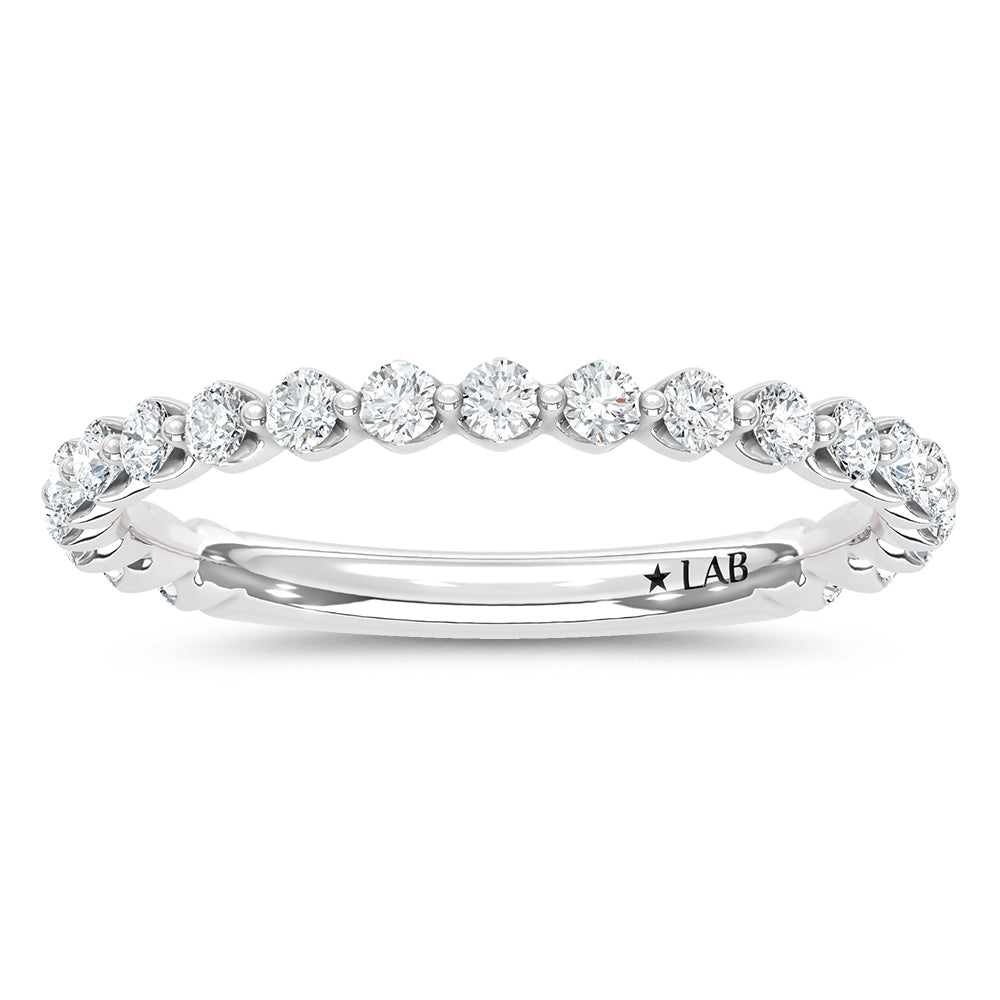 14K White Gold Lab Grown Diamond 1/2 ct. tw. Anniversary Band | Picasso Gold & Diamond