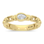 14K Yellow Gold Lab Grown Diamond 1/5 ct. tw. Fashion Band | Picasso Gold & Diamond