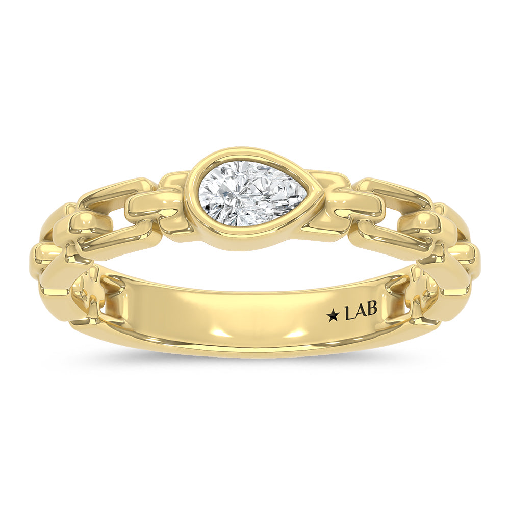 14K Yellow Gold Lab Grown Diamond 1/5 ct. tw. Fashion Band | Picasso Gold & Diamond