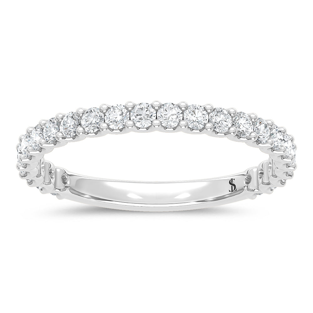 14K White Gold Lab Grown Diamond 1/2 ct. tw. Anniversary Band | Picasso Gold & Diamond
