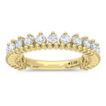 14K Yellow Gold Lab Grown Diamond 3/4 ct. tw. Fashion Band | Picasso Gold & Diamond