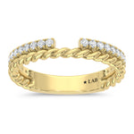 14K Yellow Gold Lab Grown Diamond 1/3 ct. tw. Fashion Band | Picasso Gold & Diamond