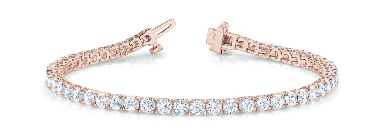 4 5/8 ct tw Lab Grown Diamond Tennis Bracelet in 14K White Gold