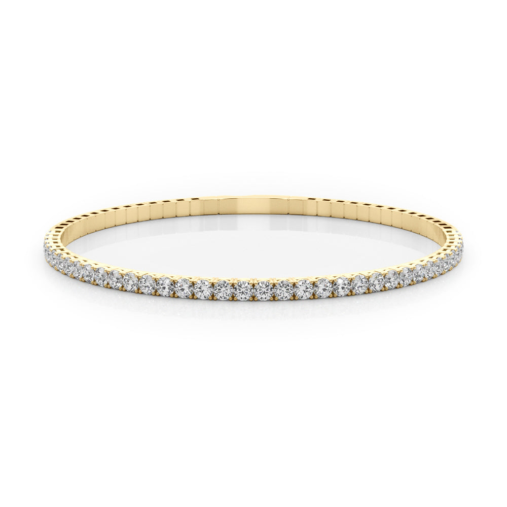 1 7/8 ct tw Lab Grown Diamond Bracelet in 14K Yellow Gold