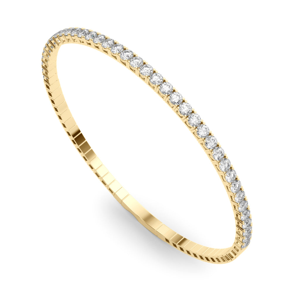 1 7/8 ct tw Lab Grown Diamond Bracelet in 14K Yellow Gold