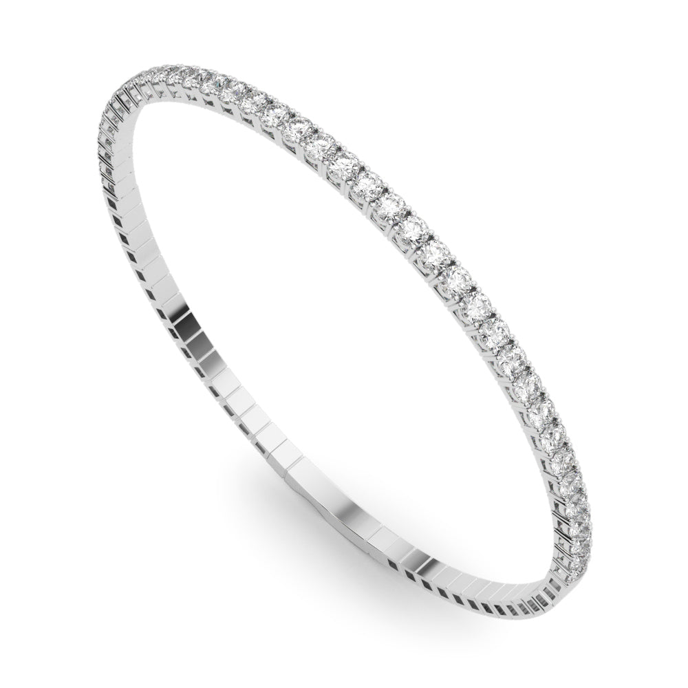 1 7/8 ct tw Lab Grown Diamond Bracelet in 14K White Gold