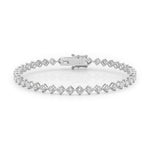 2 ct tw Lab Grown Diamond Bracelet in 14K White Gold