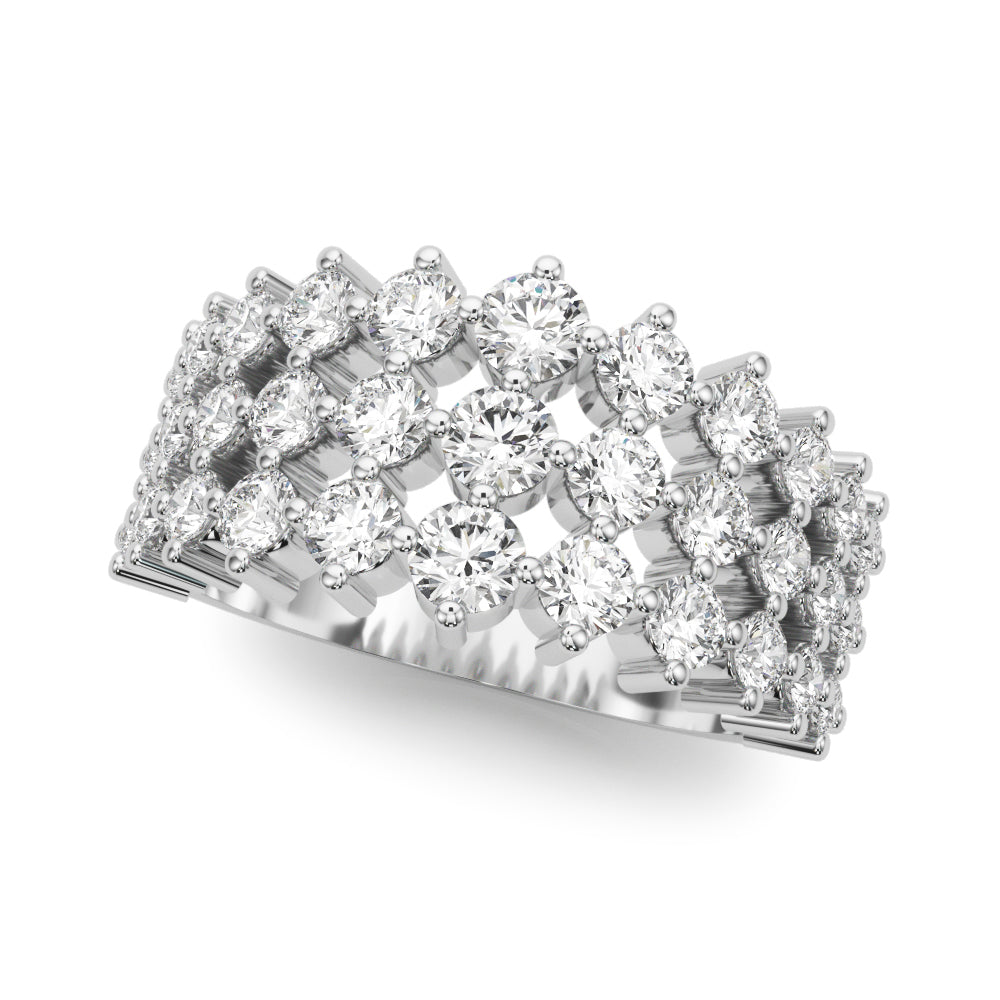 1 7/8 ct tw Lab Grown Diamond Ring in 14K White Gold