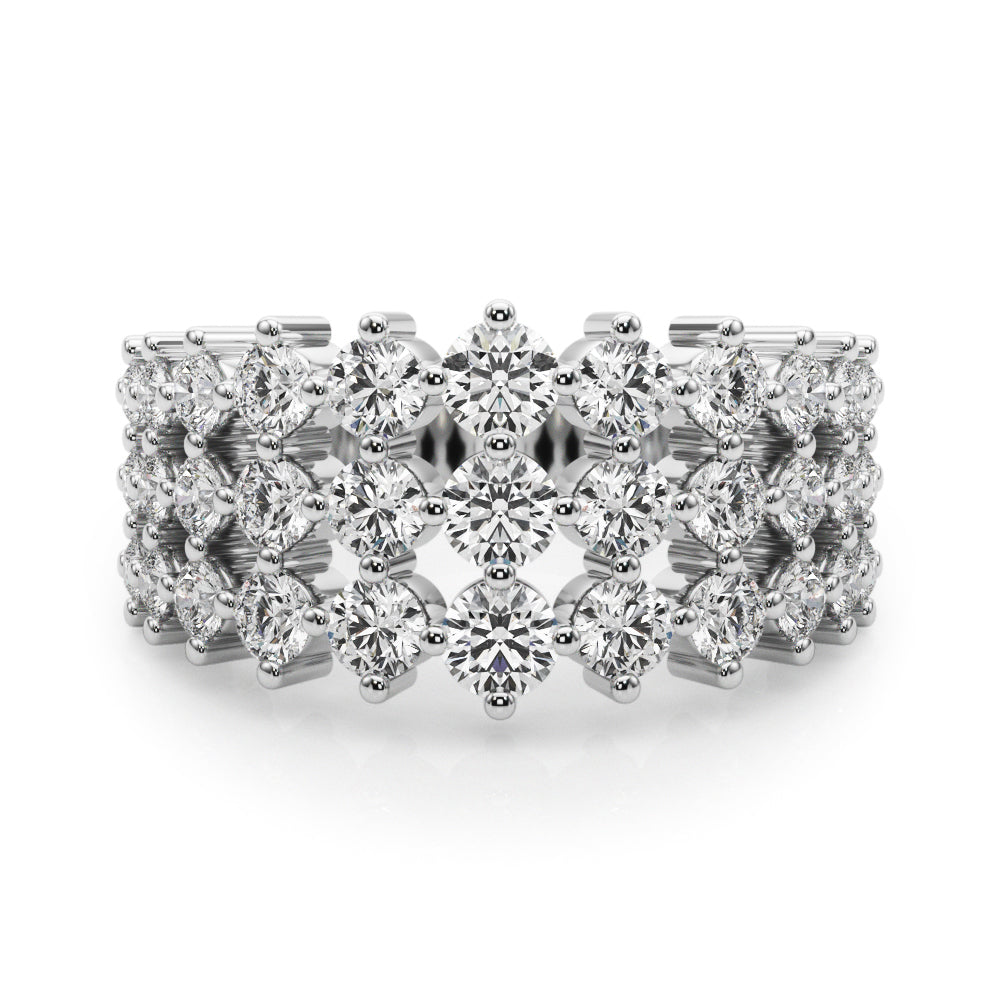 1 7/8 ct tw Lab Grown Diamond Ring in 14K White Gold