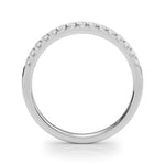 1/4 ct tw Lab Grown Diamond Wedding Band in 14K White Gold