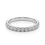 3/4 ct tw Lab Grown Diamond Wedding Band in 14K White Gold