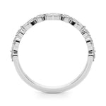 1/2 ct tw Lab Grown Diamond Wedding Band in 14K White Gold