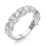 2 1/5 ct tw Lab Grown Diamond Wedding Band in 14K White Gold