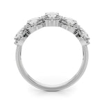 1 1/2 ct tw Lab Grown Diamond Wedding Band in 14K White Gold
