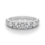 1 3/4 ct tw Lab Grown Diamond Wedding Band in 14K White Gold