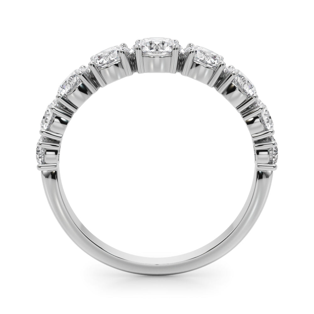 1 3/4 ct tw Lab Grown Diamond Wedding Band in 14K White Gold
