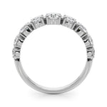 1 3/4 ct tw Lab Grown Diamond Wedding Band in 14K White Gold