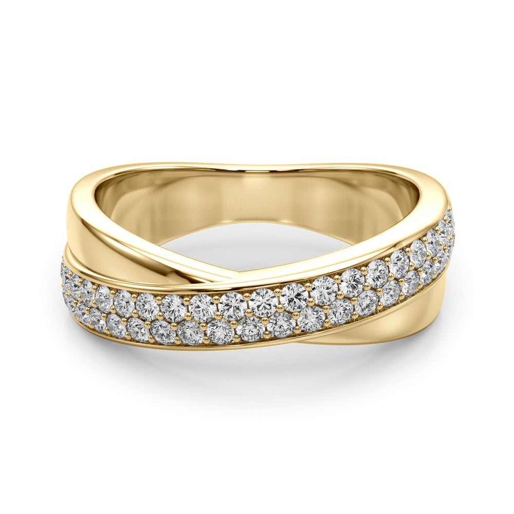 3/8 ct tw Lab Grown Diamond Ring in 14K Two-Tone Gold