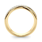 3/8 ct tw Lab Grown Diamond Ring in 14K Two-Tone Gold