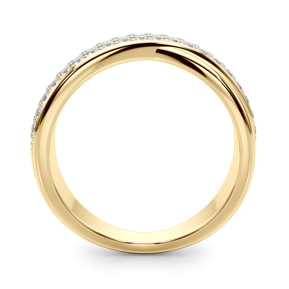 3/8 ct tw Lab Grown Diamond Ring in 14K Two-Tone Gold