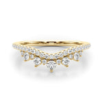 3/8 ct tw Lab Grown Diamond Wedding Band in 14K Yellow Gold