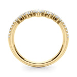 3/8 ct tw Lab Grown Diamond Wedding Band in 14K Yellow Gold