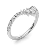 1/3 ct tw Marquise Lab Grown Diamond Ring in 14K White Gold