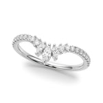 1/3 ct tw Marquise Lab Grown Diamond Ring in 14K White Gold