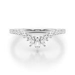 1/3 ct tw Marquise Lab Grown Diamond Ring in 14K White Gold