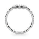 1/3 ct tw Marquise Lab Grown Diamond Ring in 14K White Gold