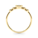 1/3 ct tw Round Lab Grown Diamond Ring in 14K Yellow Gold