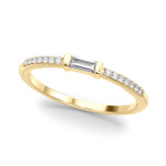 1/5 ct tw Lab Grown Diamond Wedding Band in 14K Yellow Gold