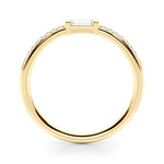 1/5 ct tw Lab Grown Diamond Wedding Band in 14K Yellow Gold