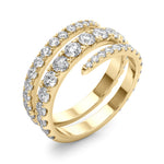 1 1/2 ct tw Lab Grown Diamond Wedding Band in 14K Yellow Gold