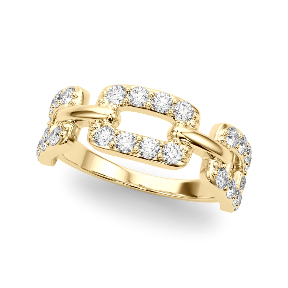 3/4 ct tw Lab Grown Diamond Ring in 14K Yellow Gold