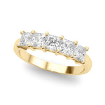 1 1/3 ct tw Lab Grown Diamond Wedding Band in 14K Yellow Gold