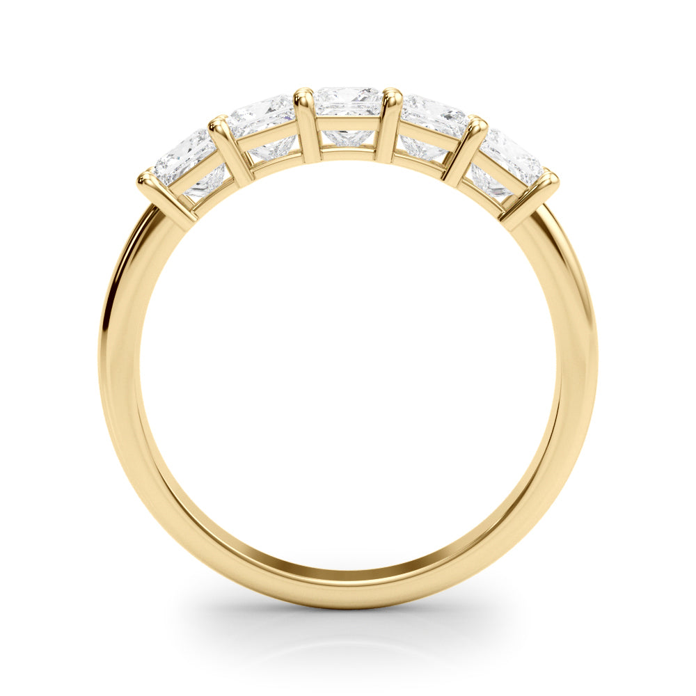 1 1/3 ct tw Lab Grown Diamond Wedding Band in 14K Yellow Gold