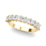 1 1/3 ct tw Lab Grown Diamond Wedding Band in 14K Yellow Gold
