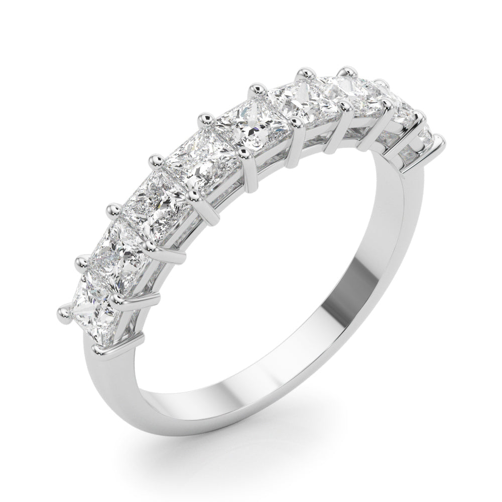1 1/3 ct tw Lab Grown Diamond Wedding Band in 14K White Gold