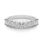 1 1/3 ct tw Lab Grown Diamond Wedding Band in 14K White Gold