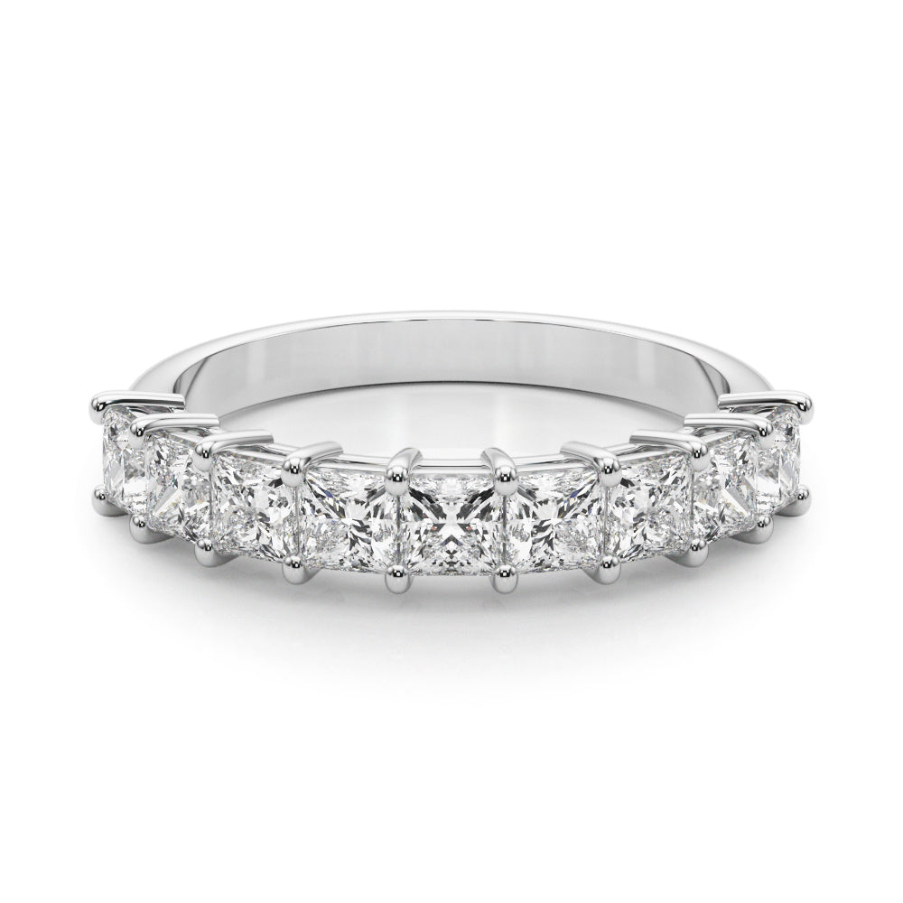 7/8 ct tw Lab Grown Diamond Wedding Band in 14K White Gold