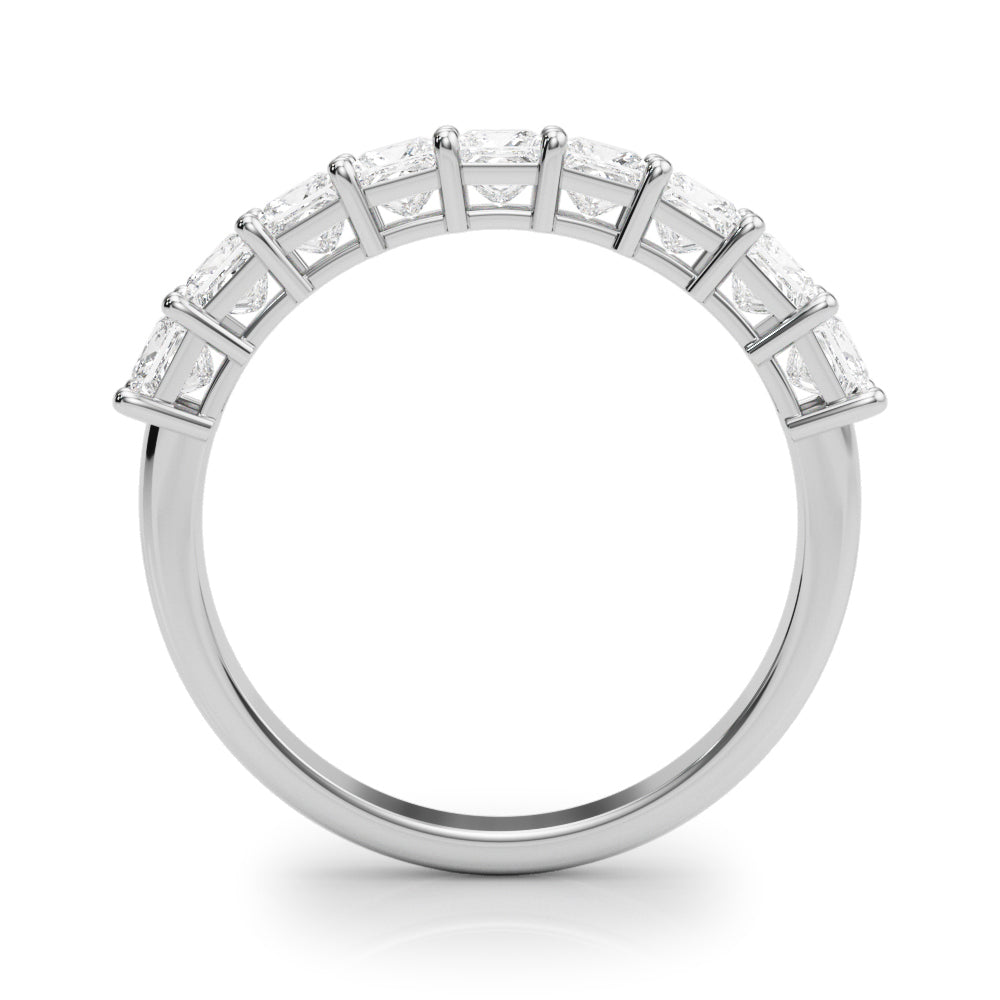 1 1/3 ct tw Lab Grown Diamond Wedding Band in 14K White Gold
