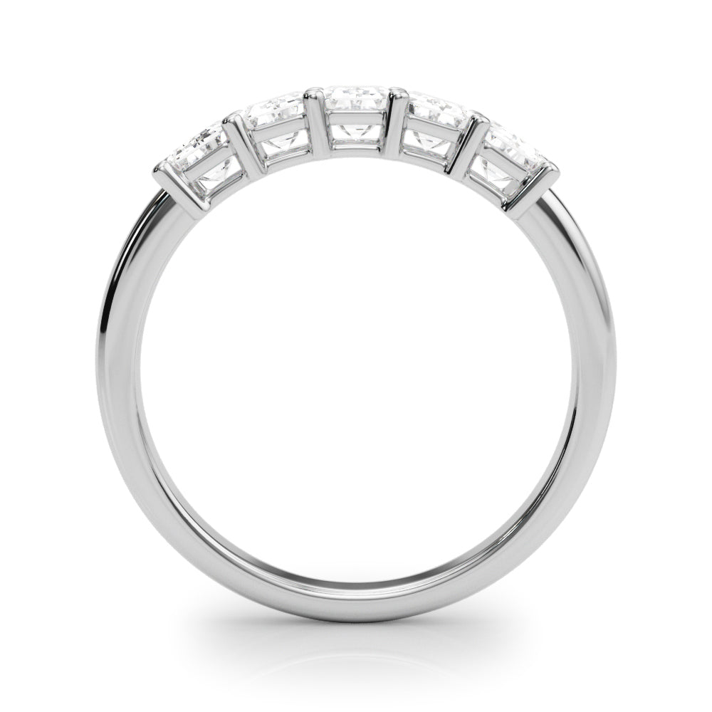 1 ct tw Lab Grown Diamond Wedding Band in 14K White Gold